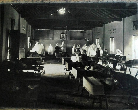 L'intérieur de l'Hôpital de Gia Dinh 1930